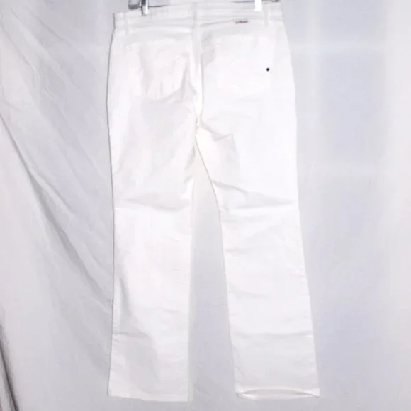 White Boot Cut Wrangler Q Baby Womens 33/15 X 34 - Picture 2 of 2